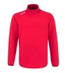 Heren hoodie CCM  LOCKER ROOM FLEECE 1/4 ZIP red