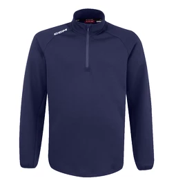 Heren hoodie CCM LOCKER ROOM FLEECE 1/4 ZIP true navy