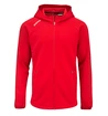 Heren hoodie CCM  LOCKER ROOM FLEECE FULL ZIP HOODIE red