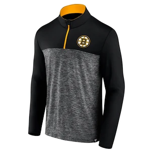Heren hoodie Fanatics Iconische Defender 1/4 ritssluiting Mens Iconic Defender 1/4 Zip Boston Bruins