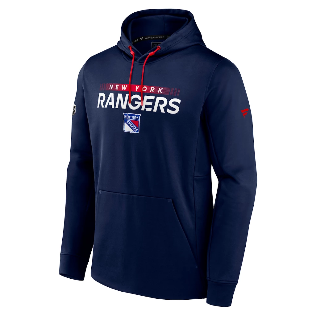Heren hoodie Fanatics  RINK Performance Pullover Hood New York Rangers