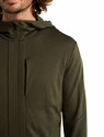 Heren hoodie Icebreaker  Quantum III LS Zip Loden