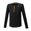 Heren hoodie Mizuno  Dry Aero Flow LS HZ/Black