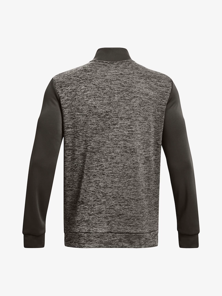 Heren hoodie Under Armour  Fleece Twist QZ-GRY