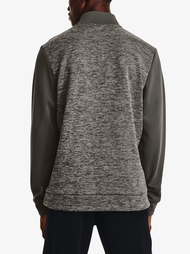 Heren hoodie Under Armour  Fleece Twist QZ-GRY