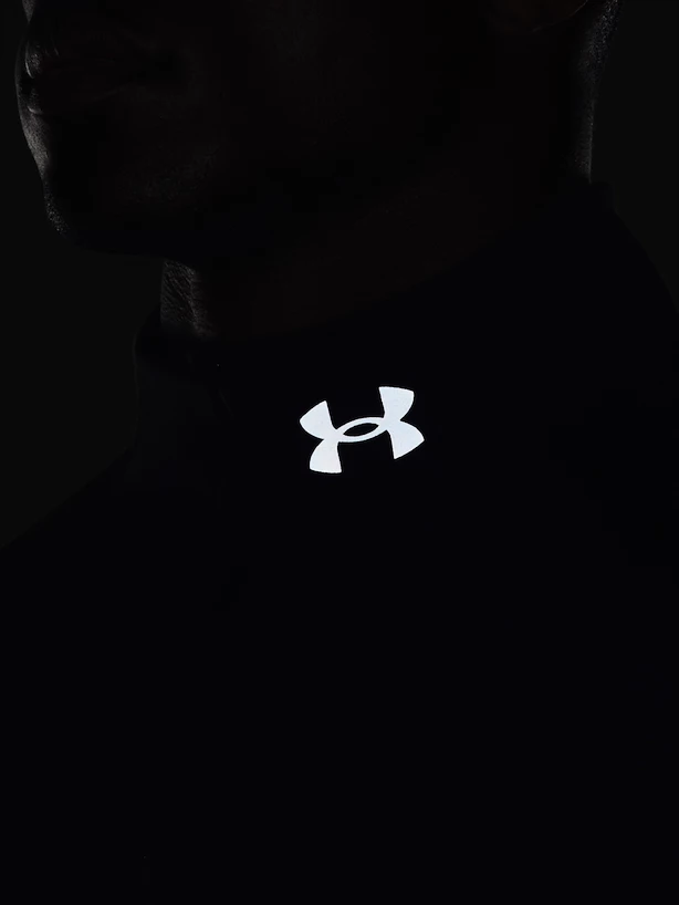 Heren hoodie Under Armour  Qualifier Run 2.0 1/2 Zip-BLK L