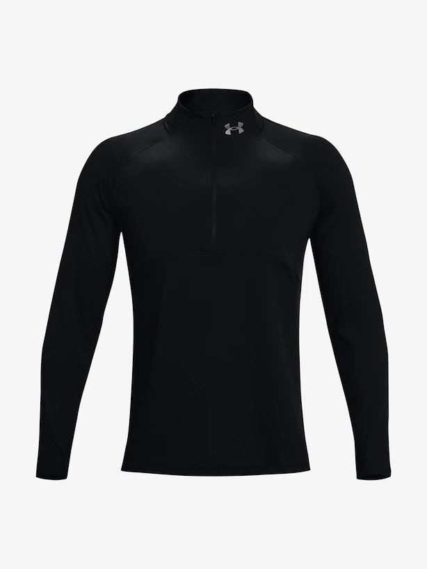 Heren hoodie Under Armour  Qualifier Run 2.0 1/2 Zip-BLK L