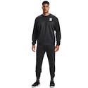 Heren hoodie Under Armour  RECOVER LS CREW-BLK