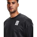 Heren hoodie Under Armour  RECOVER LS CREW-BLK