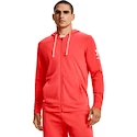 Heren hoodie Under Armour  RIVAL TERRY FZ HD Red