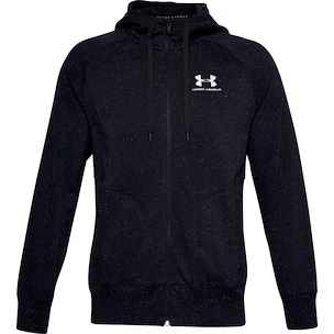 Heren hoodie Under Armour  SPECKLED FLEECE FZ HOODIE-BLK