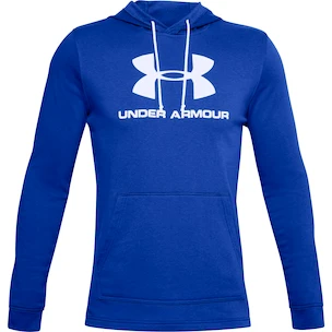Heren hoodie Under Armour  SPORTSTYLE TERRY LOGO HOODIE blue XL