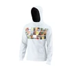 Heren hoodie Wilson  Photo Po Hoody Slim-Fit White