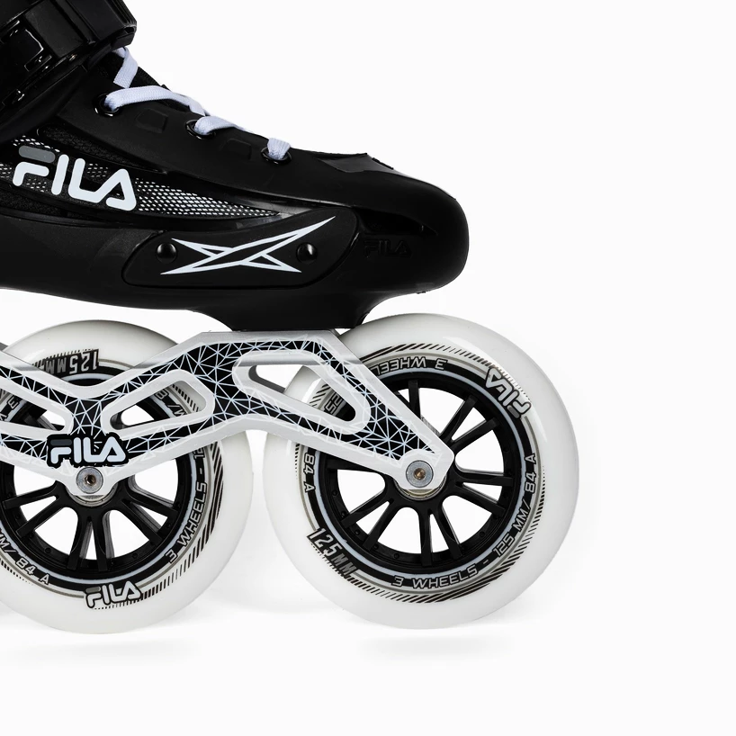 Przetestowano -  Heren inlineskates Fila  HOUDINI 125 Black/White  EUR 43