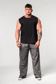 Heren joggingbroek Nebbia Washed-off Gym Sweatpants NO SHORTCUTS 372 Light Grey