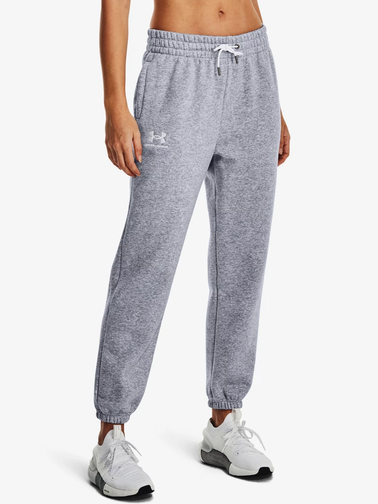 Heren joggingbroek Under Armour  Essential Fleece Joggers-GRY