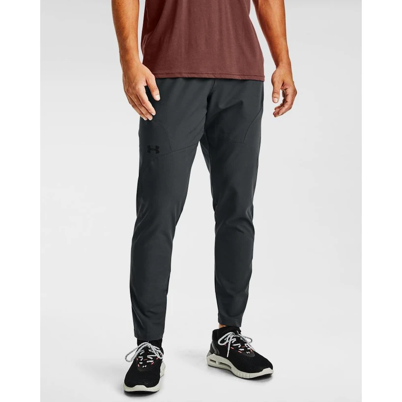 Heren joggingbroek Under Armour  UNSTOPPABLE TAPERED PANTS Grey XXL