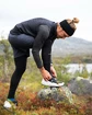 Heren legging Devold  Running Man Tights Caviar