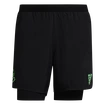 Heren short adidas  Adizero Two-In-One Black