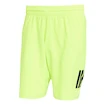Heren short adidas  Club 3 Stripes Short Lucid Lemon