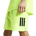 Heren short adidas  Club 3 Stripes Short Lucid Lemon