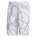 Heren short adidas  Club Graphic Short White