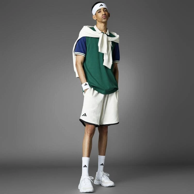Heren short adidas  Heritage Short White