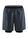 Heren short Craft ADV Charge 2in1 Stretch Grey