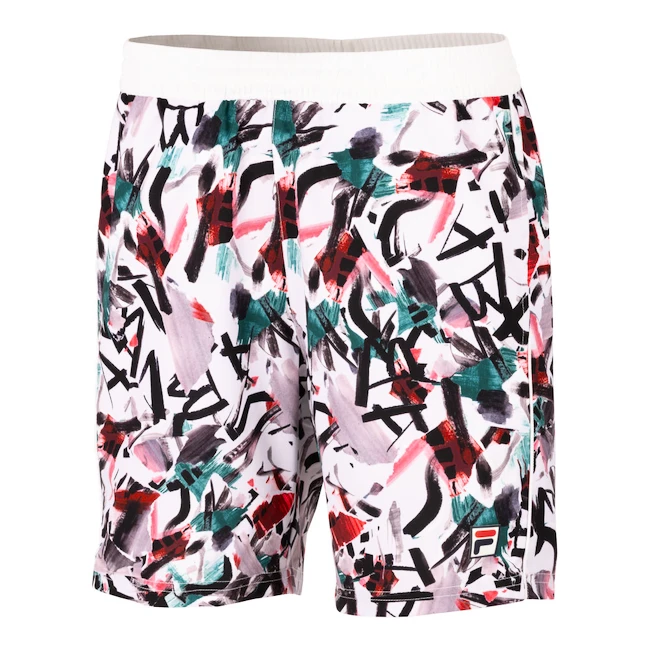 Heren short Fila  Shorts Leo Graffitti Gringe M