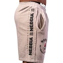 Heren short Nebbia NEBBIA x OLYMPIA Washed Sweat Shorts LEGEND 786 light grey