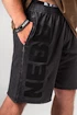 Heren short Nebbia  Washed-off Gym Sweatshorts NO BS 367 Black