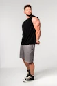 Heren short Nebbia  Washed-off Gym Sweatshorts NO BS 367 Light Grey