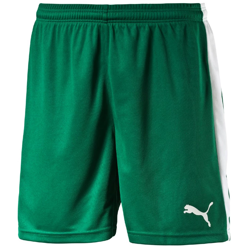 Heren short Puma  Pitch  wit-groen, L
