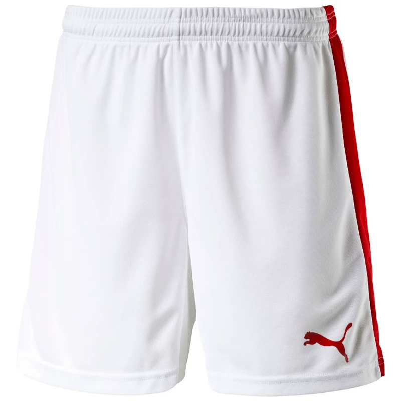 Heren short Puma  Pitch  wit-groen, L
