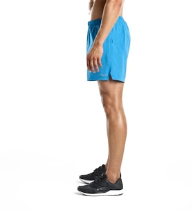 Heren short Saucony  Throttle 5" Woven blue