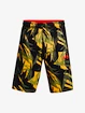 Heren short Under Armour  BASELINE 10'' PRINT SHORT-YLW