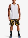Heren short Under Armour  BASELINE 10'' PRINT SHORT-YLW
