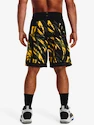 Heren short Under Armour  BASELINE 10'' PRINT SHORT-YLW