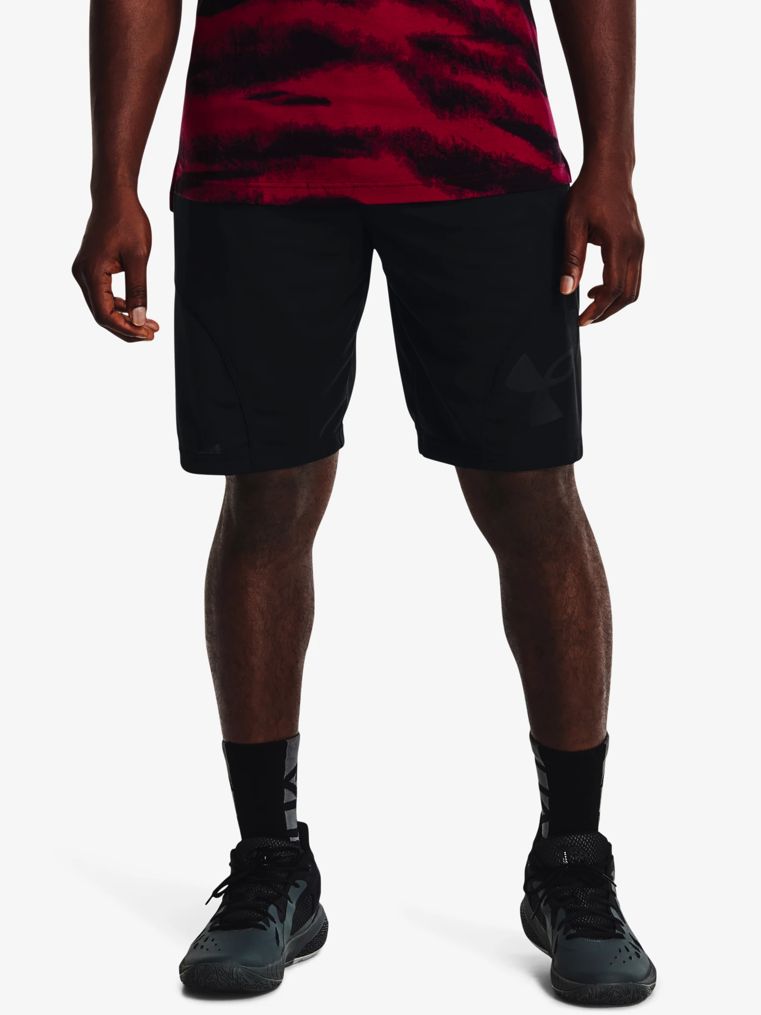 Heren short Under Armour  PERIMETER 11'' SHORT-BLK S