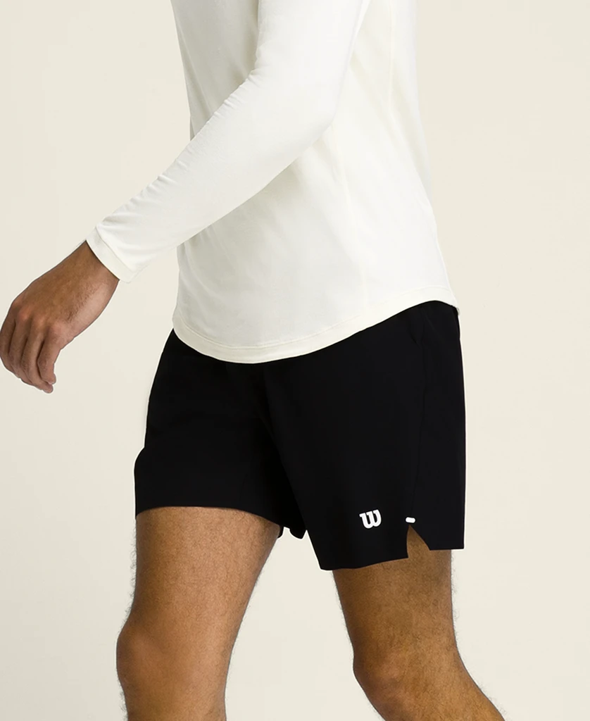 Heren short Wilson  M Tournament Short V2 7" Black