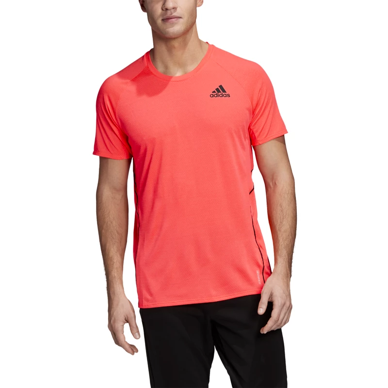 Heren T-shirt adidas  Adi Runner pink