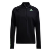 Heren T-shirt adidas Adizero Warm 1/2 Zip LS Black