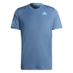Heren T-shirt adidas  Club 3-Stripe Blue