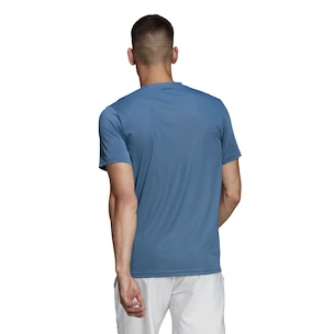 Heren T-shirt adidas  Club 3-Stripe Blue