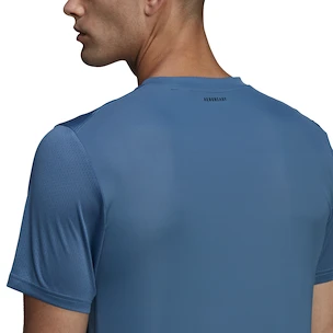 Heren T-shirt adidas  Club 3-Stripe Blue