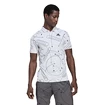 Heren T-shirt adidas Club Graphic Polo White