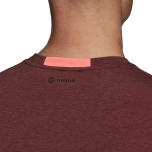 Heren T-shirt adidas  Designed For Training Tee Shadow Red