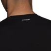 Heren T-shirt adidas  Fast Graphic LS Tee Black