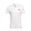 Heren T-shirt adidas Freelift Polo Aeroready White