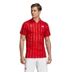 Heren T-shirt adidas  Freelift Tee Aeroready Scarlet